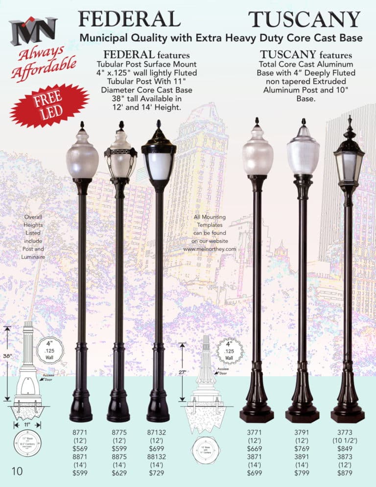 A Magnificent Outdoor Light Pole for a Magnificent Community