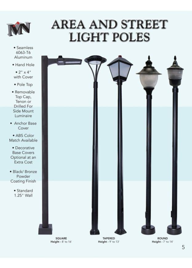The Best LongLasting Area And Street Light Poles For Sale