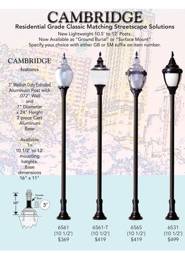 The Most Amazing Cambridge Lamps and Posts Are Here