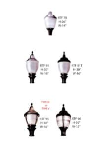 Lamp Post Globes Lights Replacement, Outdoor Light Fixture Replacement Globes