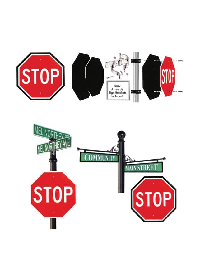 antique street signs Tomball, TX 