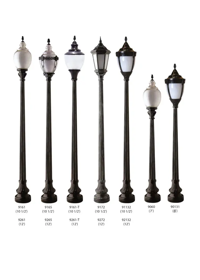 outdoor lamp post lights
